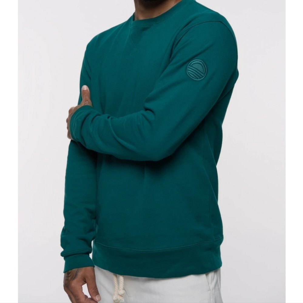 Parallel x League Bodhi Crewneck Emerald Small NWT
